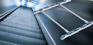 Indoor escalator chains